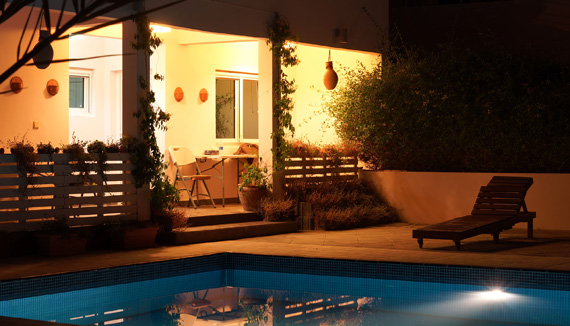 Villa Behly Boutique Muscat Pool Night Normal